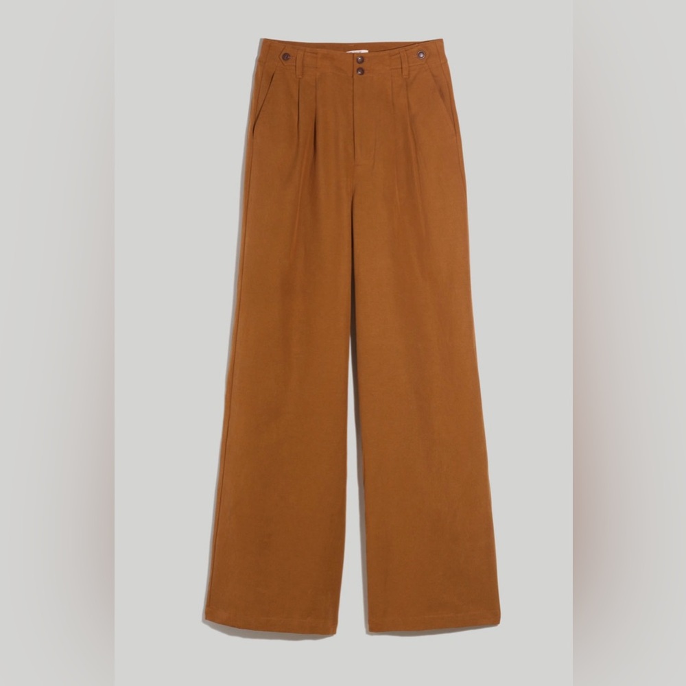 Madewell Harlow Wide-Leg Pant - NWT - Acorn Size 10